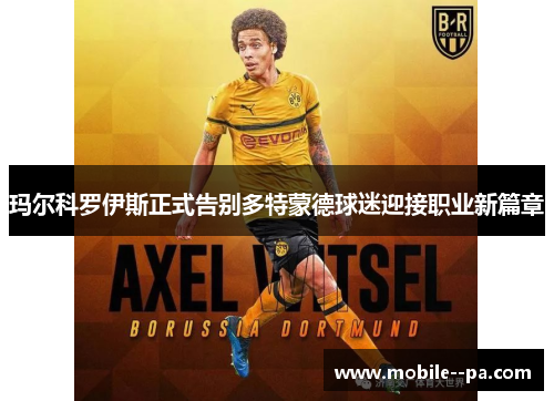 玛尔科罗伊斯正式告别多特蒙德球迷迎接职业新篇章